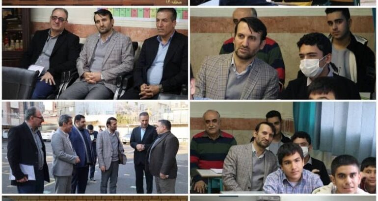 معاون وزیر آموزش و پرورش در مدرسه شاهد ارشاد منطقه ۱۲ شهر تهران